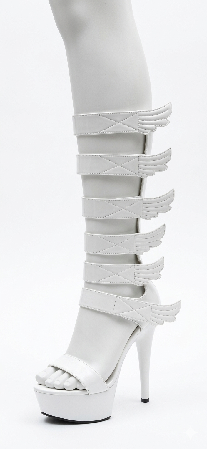 White Holy Heel